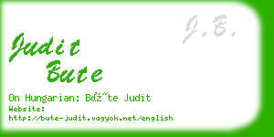 judit bute business card